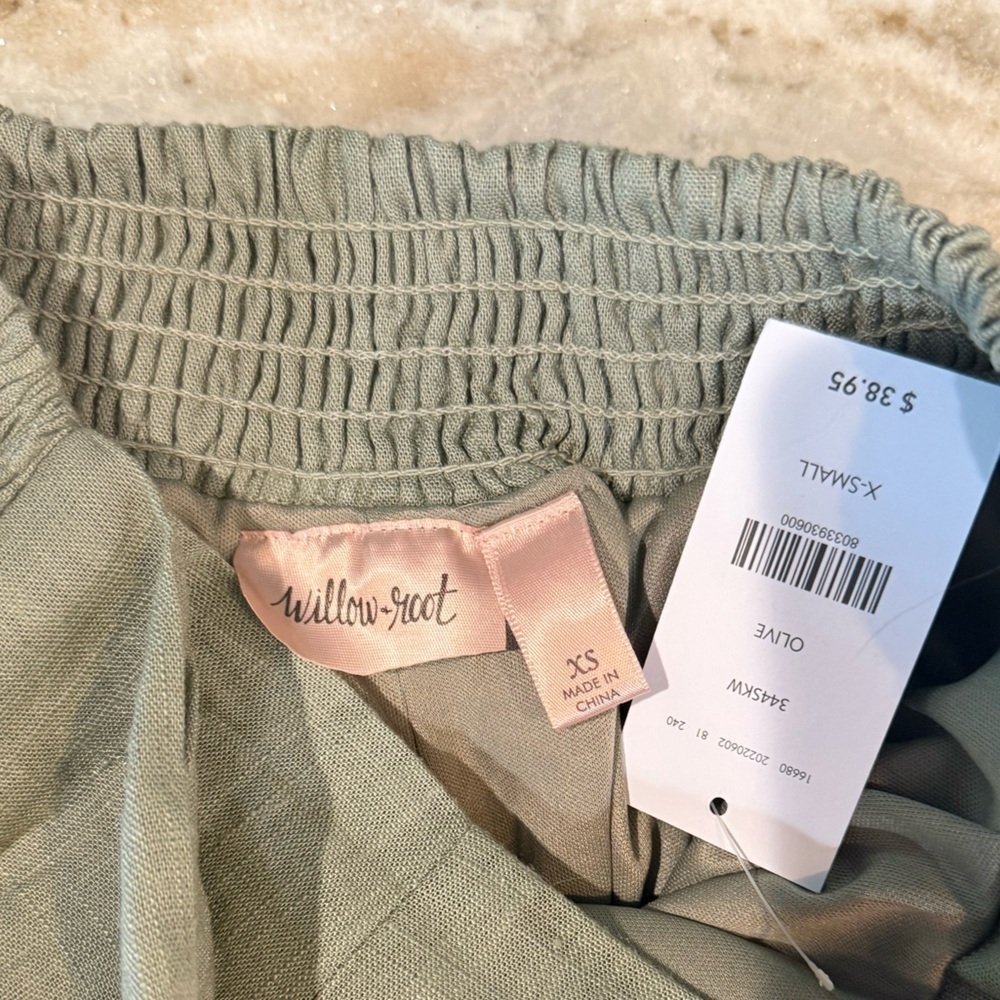 NWT Women’s WILLOW & ROOT twisted tulip midi skirt- Size XS - Picture 3 of 4